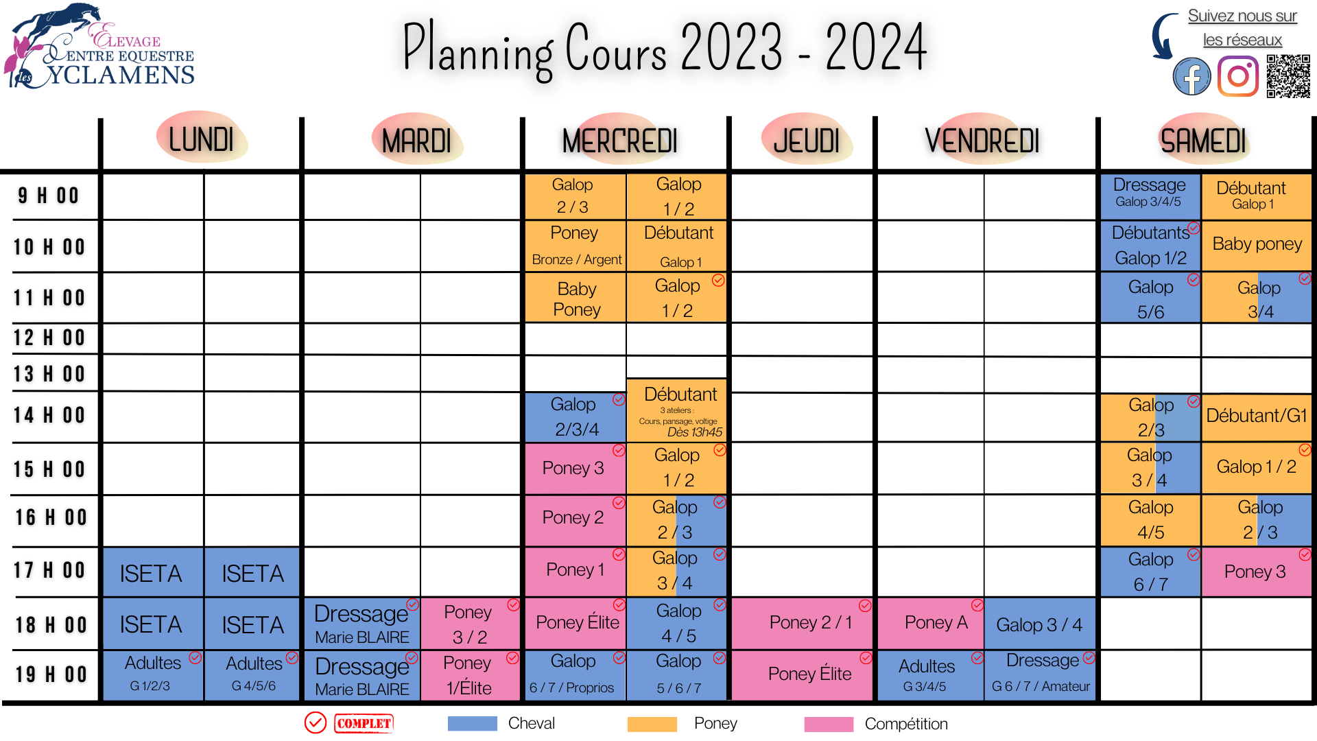Planning 2023-2024