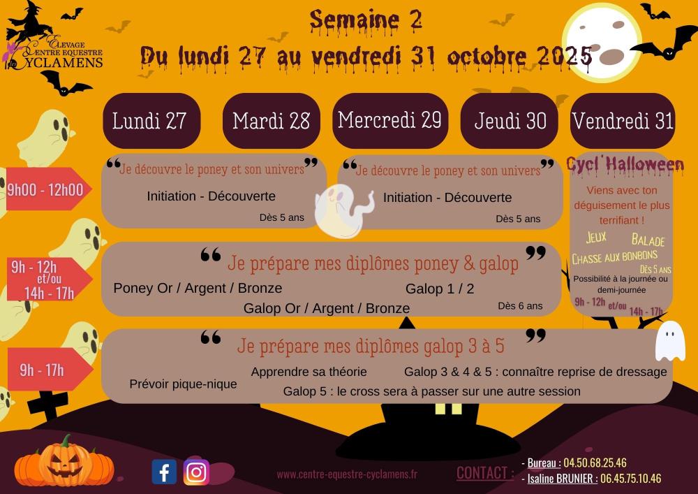 Toussaint 2025 - Semaine 2