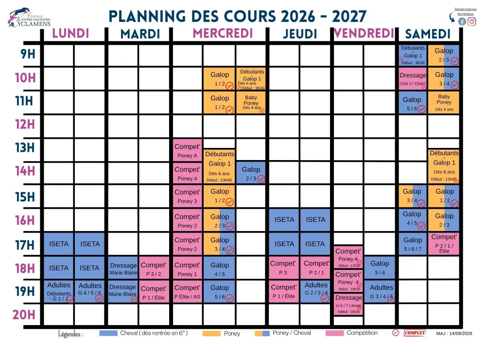 Planning 2026 - 2027